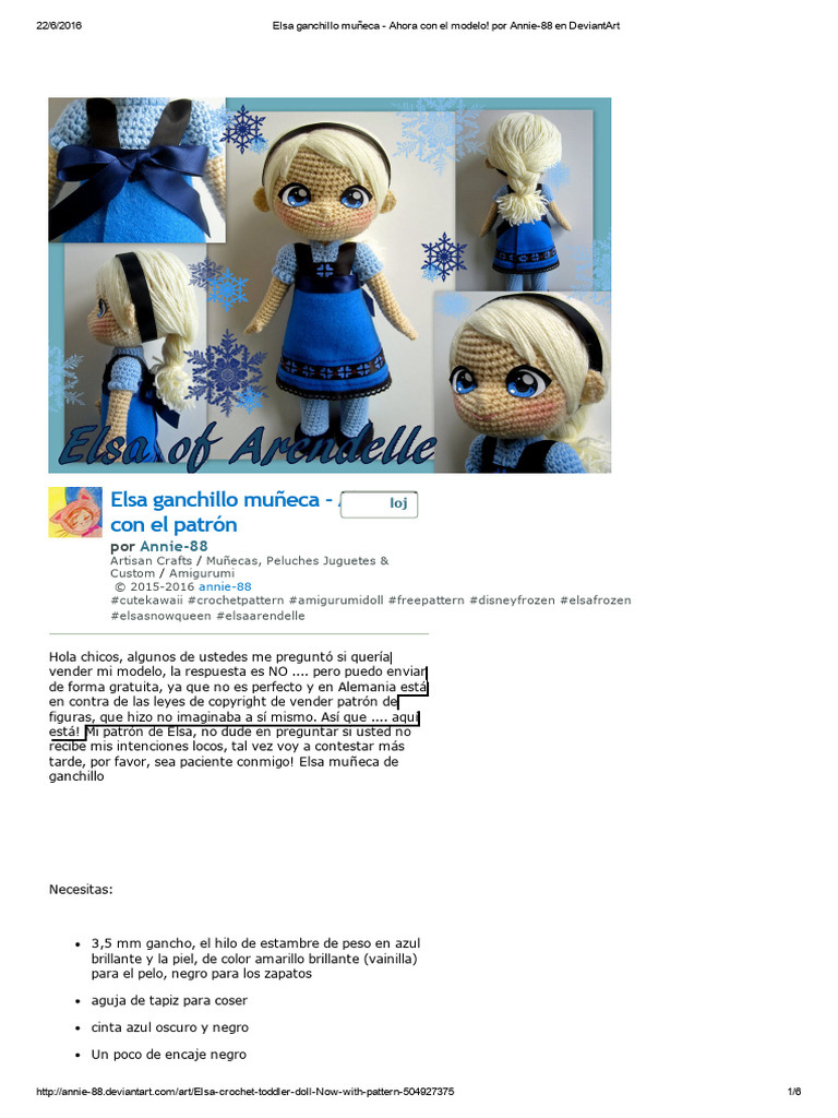 Elsa - Ganchillo - Mu - Eca - .PDF - Filename - UTF-8 - Elsa ...