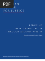 Reducing Overclassification Through Accountability