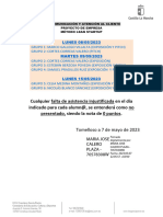 Fechas - Proyecto de Empresa