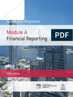 Module A Financial Reporting 5th Edition