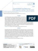 Implementación de La Metodología Lean Sigma en Un Proceso de Ensamble de Engranes y Cadenas: Caso de Estudio