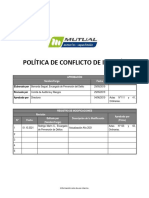 MASC11 - Política de Conflicto de Interés Año 2021 VF