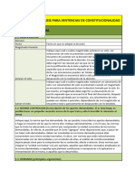 Analisis Jurisprudencial Sentencias de Constitucionalidad