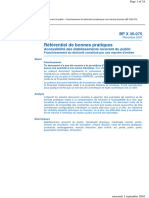 BP X35-075 - Accessibilité Des Établissements Recevant Du Public - Franchissement Du Dénivelé Constitué Par Une Marche D'entrée (Novembre 2007)