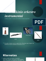 Šiuolaikinio Orkestro Instrumentai