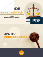 Metode Persidangan - Muhammad Yusuff