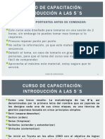 Cursodecapacitacionintroduccionalas 5 S