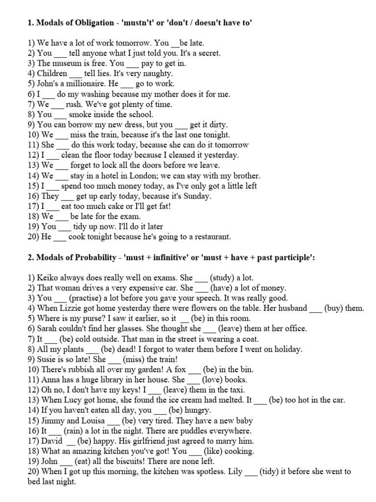 Test - Modals | PDF