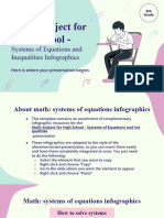 Math Subject For High School - 9th Grade - Systems of Equations and Inequalities Infographics by Slidesgo