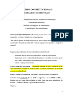 Direito Constitucional I