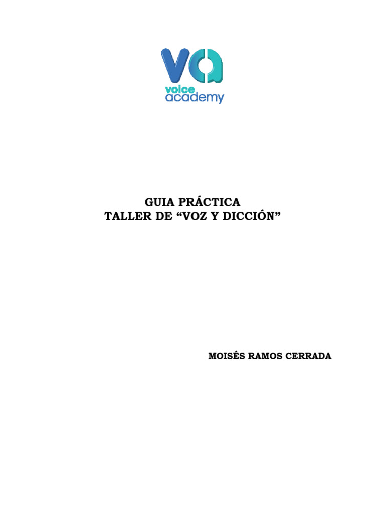 Taller Práctico de Voz y Dicción | PDF | Respiración | Sonido