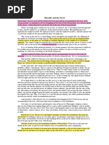 D H Lawrence - Morality and The Novel