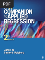 An R Companion To Applied Regression 2nd Edition