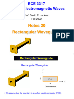 Notes 20 3317 Rectangular Waveguide