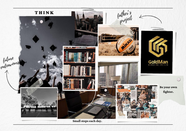 Black Minimalist MoodBoard | PDF