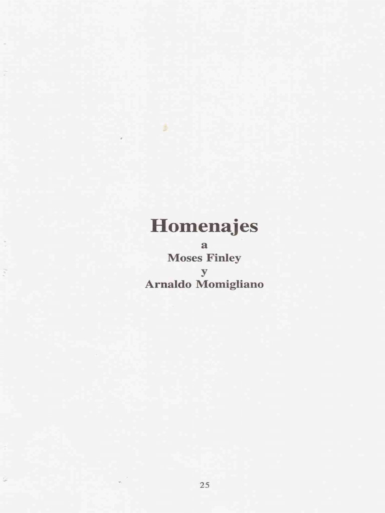 Buono-Core - Moses I. Finley | PDF | marxismo | Historiografía
