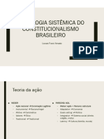 AMATO. Sociologia Sistêmica Do Constitucionalismo Brasileiro