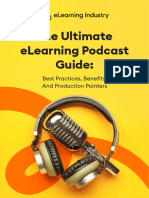 Elearning Industry The Ultimate Elearning Podcast Guide Best Practices Benefits and Production Pointers