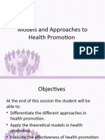Approaches To Health Promotion 15-06-20