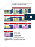 Calendario Curso 2023-2024 FCT