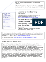 Kirshner2008. Guided Participation (Theory) and Etnocentrical Study