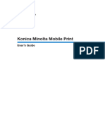 Konica Minolta Mobile Print Users Guide