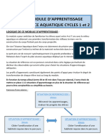 MODULE AISANCE AQUATIQUE C1C2