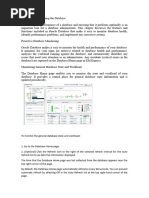 Monitoring and Tuning The Database