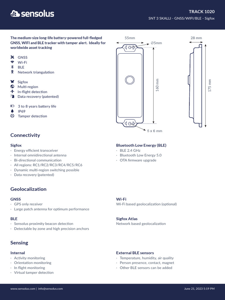 Asset Tracking Device Overview | PDF | Wi Fi | Computing