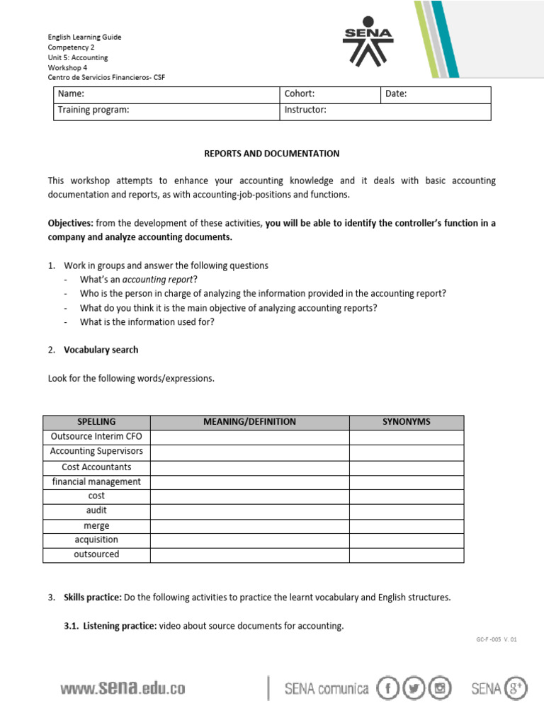 Workshop 4 Accounting | PDF