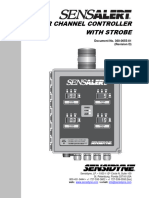 SensAlert 4 CH Controller Strobe Manual 360-0055-01rD