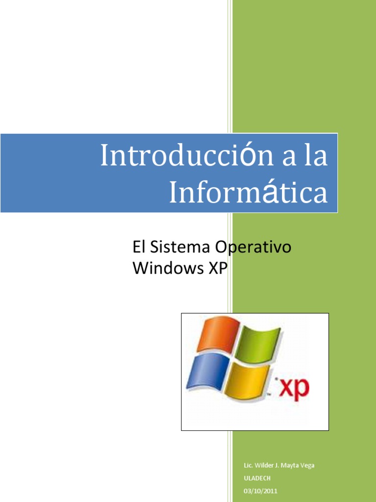 Windows XP | PDF | Point and Click | Archivo de computadora