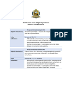 Planificaciones Clases Religión Segundo Ciclo