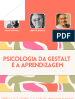 Psicologia Da Gestalt e A Aprendizagem