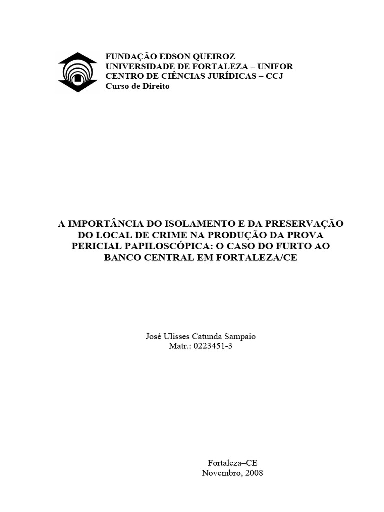 A - Ulisses - Caso - BCPB Atual 2023 | PDF | Testemunha especializada ...