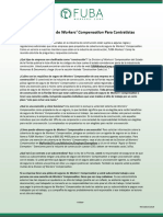 FUBA - Guía de Seguro de Workers' Compensation para Contratistas