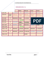 Horarios de 3 º A