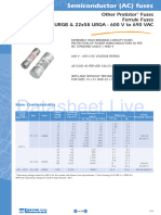 Ferraz Shawmut - Extrait de Catalogue - Protistor 14×51mm uRGB & 22×58mm uRGA - 2004-12 - Pages SCAC186 À SCAC189