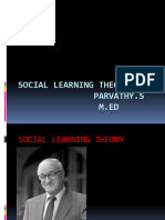 Social Learning Albert Bandura