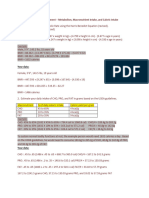 Individual Assessment Metabolism