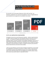 Cómo Potenciar La Función Fiscal Con Inteligencia Artificial