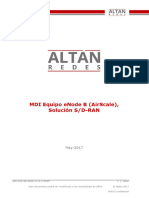 OPE - DES - NR - 0006 - V1.0 - 170509 MDI Enode B (Air Scale), Solución S-D-RAN.