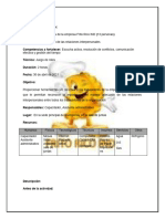 Planeacion Manejo Adecuado de Las Relaciones Interpersonales