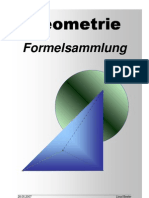 Geometrie Formelsammlung A4 Deutsch