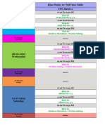 Khar Podar 12th STD TimetableS (26th To 2nd July-2023)