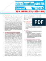 Revoluciones Liberales para Tercer Grado de Secundaria