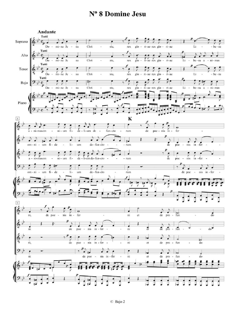 domine jesu mozart requiem PDF