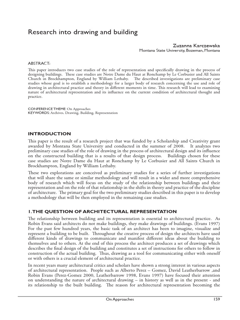 Drawing As A Research Tool: What Does It Add? – CWPCHL