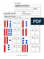 PRUEBA Matemática DecenaUnidad