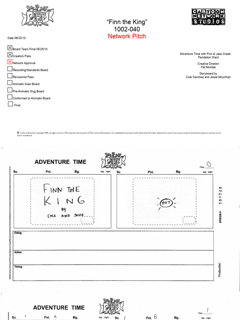 The Silent King Storyboard PDF Television Episodes Television